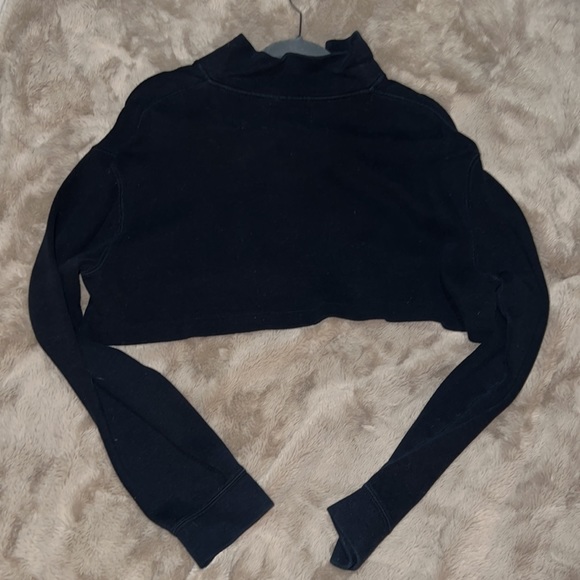 Ralph Lauren Polo Reworked Crop Zip Collared Sweater - Picture 5 of 5